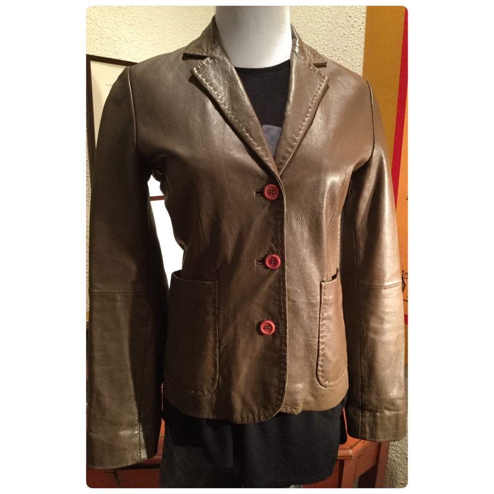 Butter soft European Leather jacket/blazer